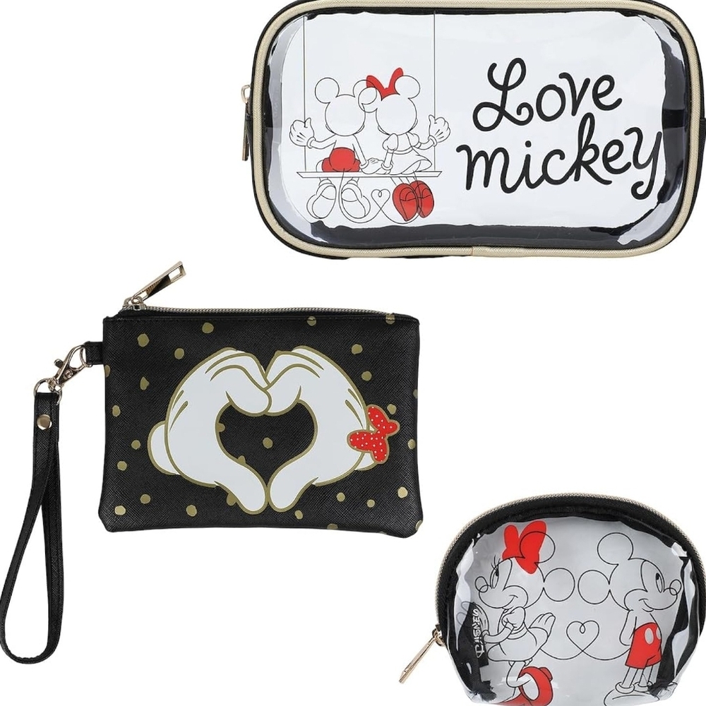 Bioworld Mickey Mouse 3 Puece Toiletry Set